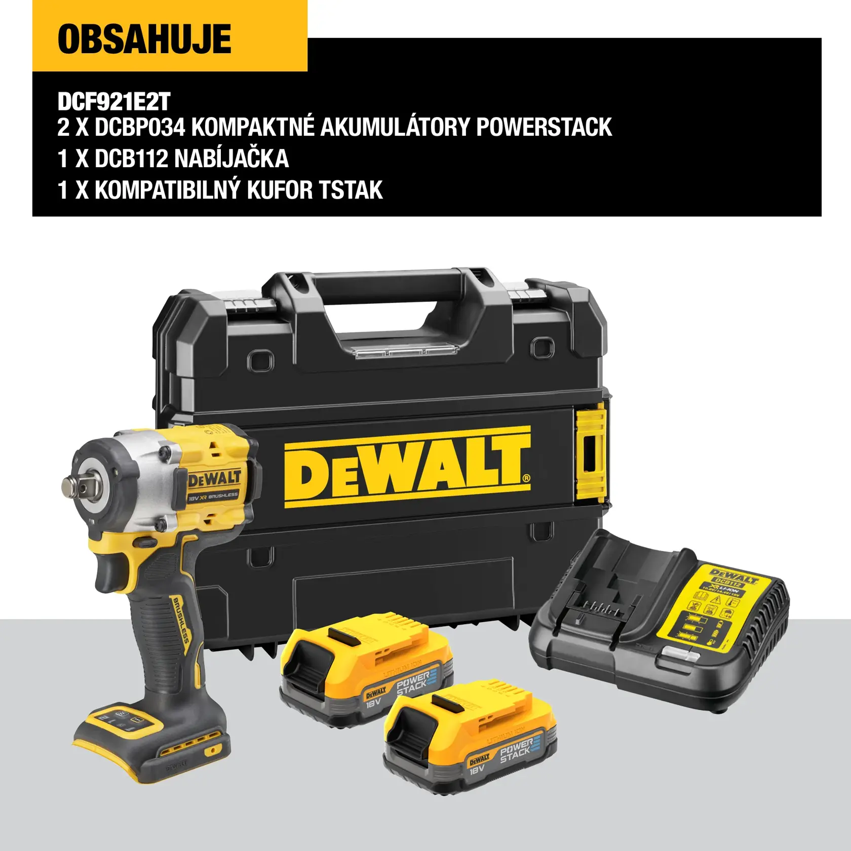 Eine Person mit Schutzausrüstung verwendet einen kabellosen DEWALT Schlagschrauber (Modell DCF921E2T), um an großen roten Industrierohrleitungen in einem Innenbereich zu arbeiten. Das Gesicht der Person ist unscharf dargestellt.