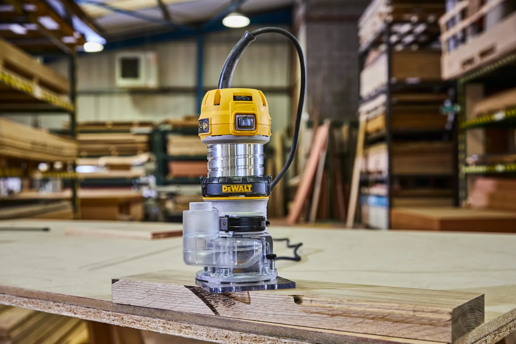 Frézka s pevnou základňou 900 W 8 mm DEWALT®