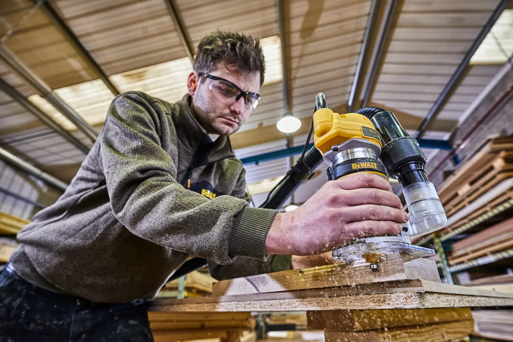 Frézka s pevnou základňou 900 W 8 mm DEWALT®