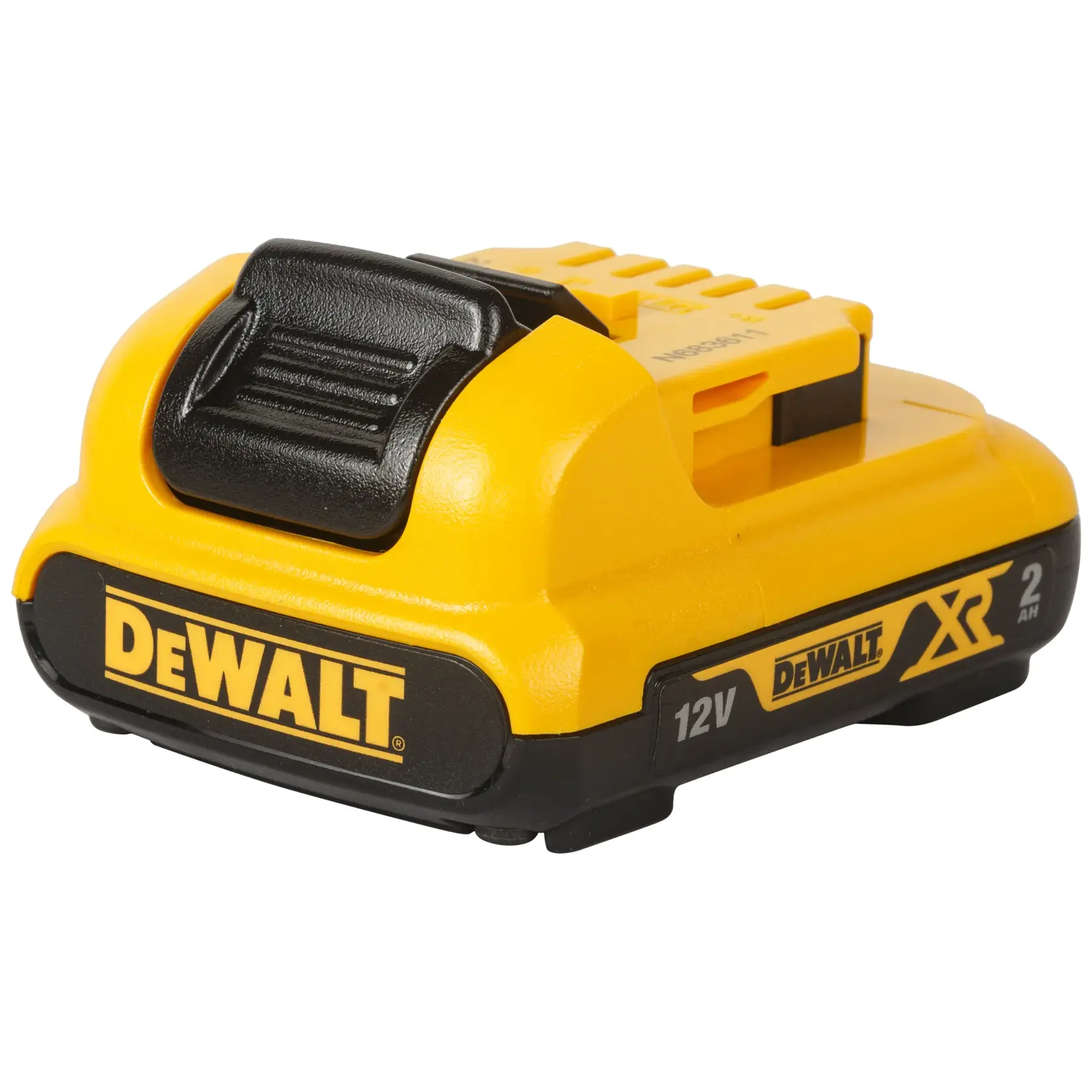 Batteria DEWALT DCB127 12V XR 2Ah ricaricabile agli ioni di litio gialla.