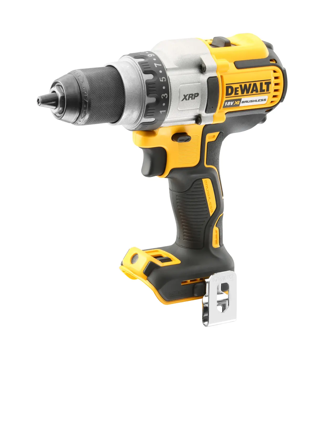 Bezuhlíková prémiová vŕtačka 18 V XR® DEWALT® (samotné náradie)
