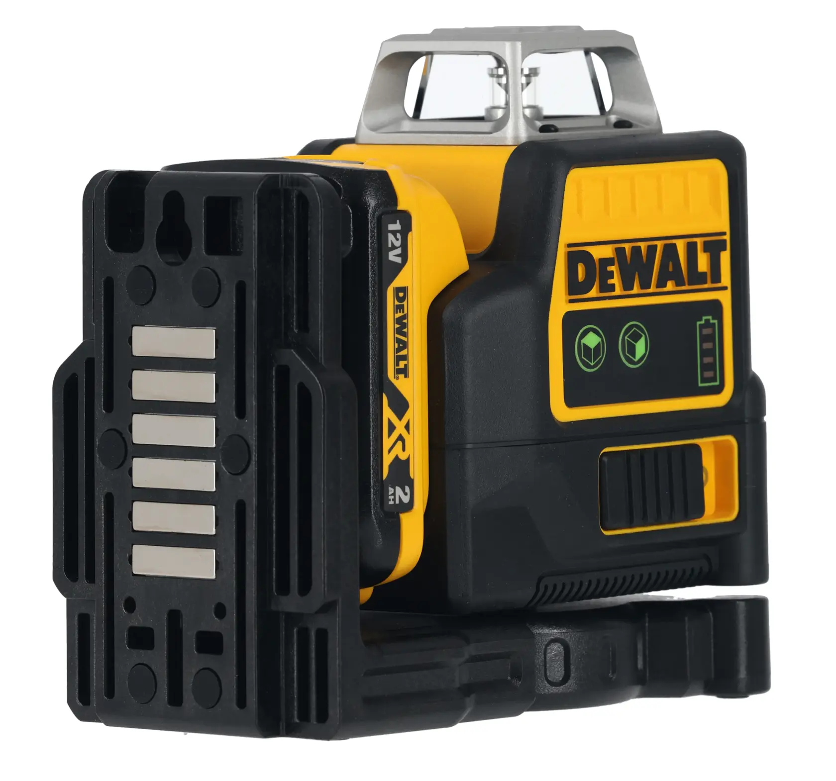 2x laser so zeleným lúčom 360 12 V XR® DEWALT® (1 x 2 Ah)