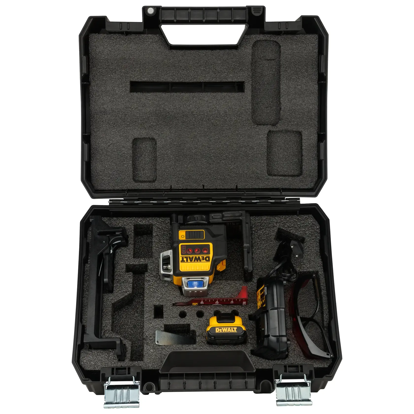 Krížový líniový laser s červeným lúčom 12 V XR® 3 x 360 DEWALT® - 1 x 2 Ah