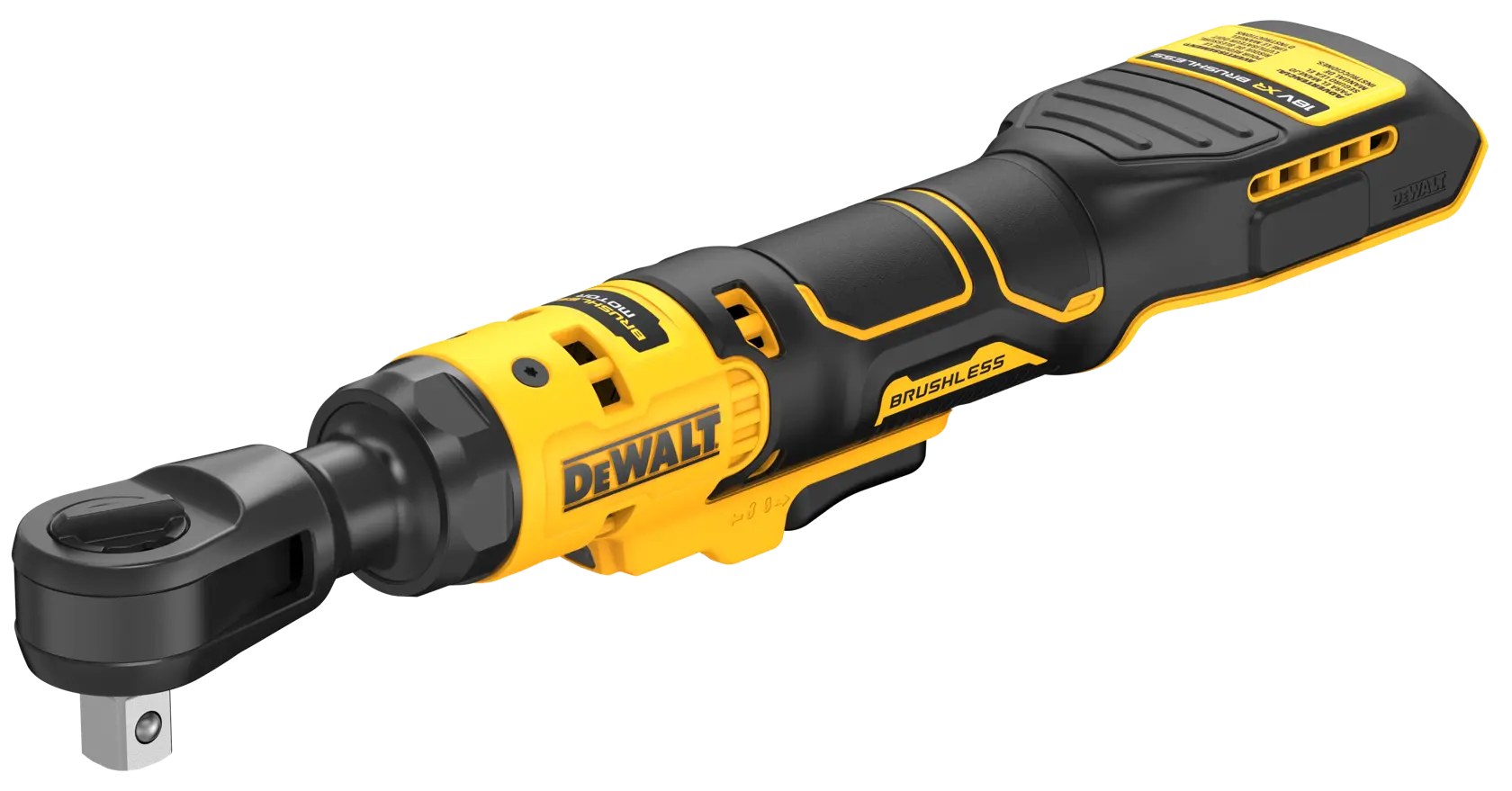 Bezuhlíková 1/2" račňa s otvorenou hlavou 18 V XR® DEWALT® (samotné náradie)
