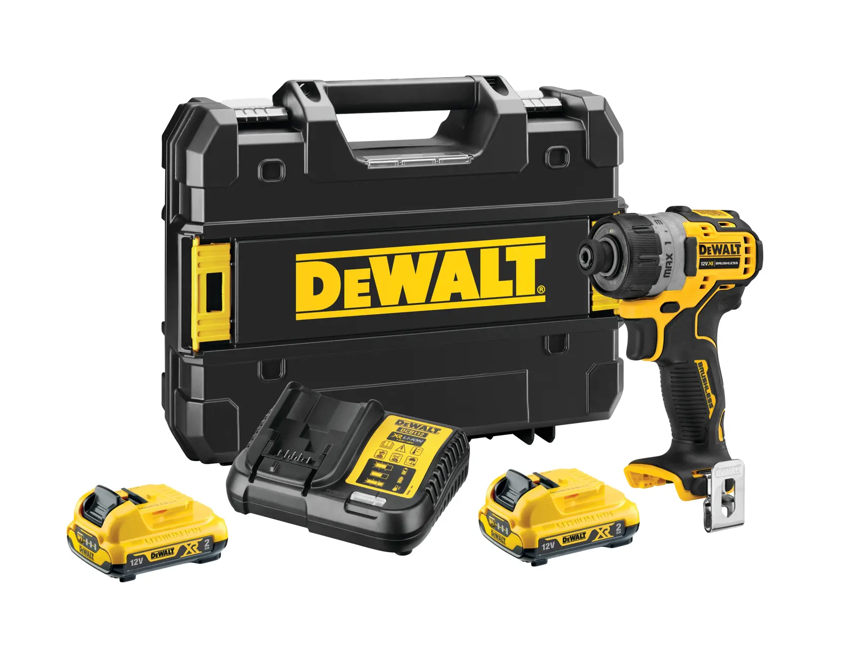 DEWALT logo centered on a white background.