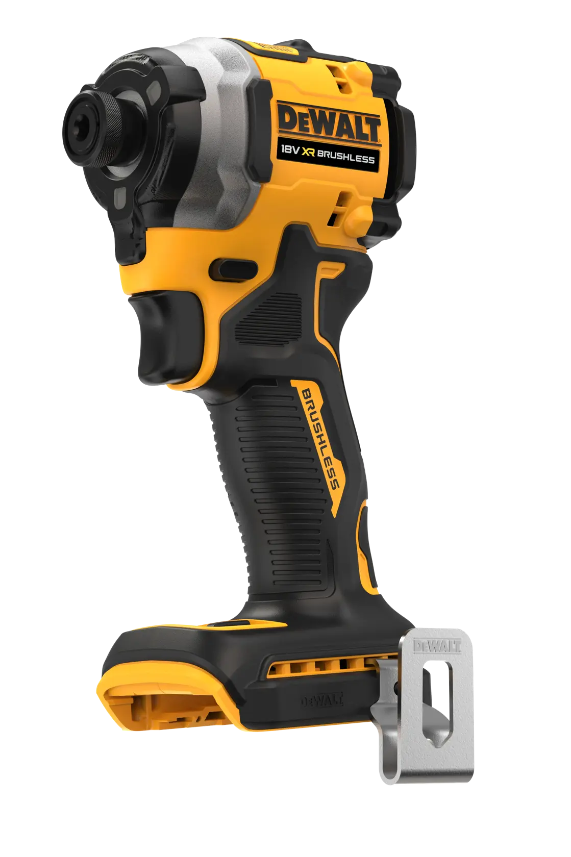 DEWALT tool for photography, model DCF850N, DCZ2050P2T-XE, DCZ401P3-XE, shown in yellow and black.