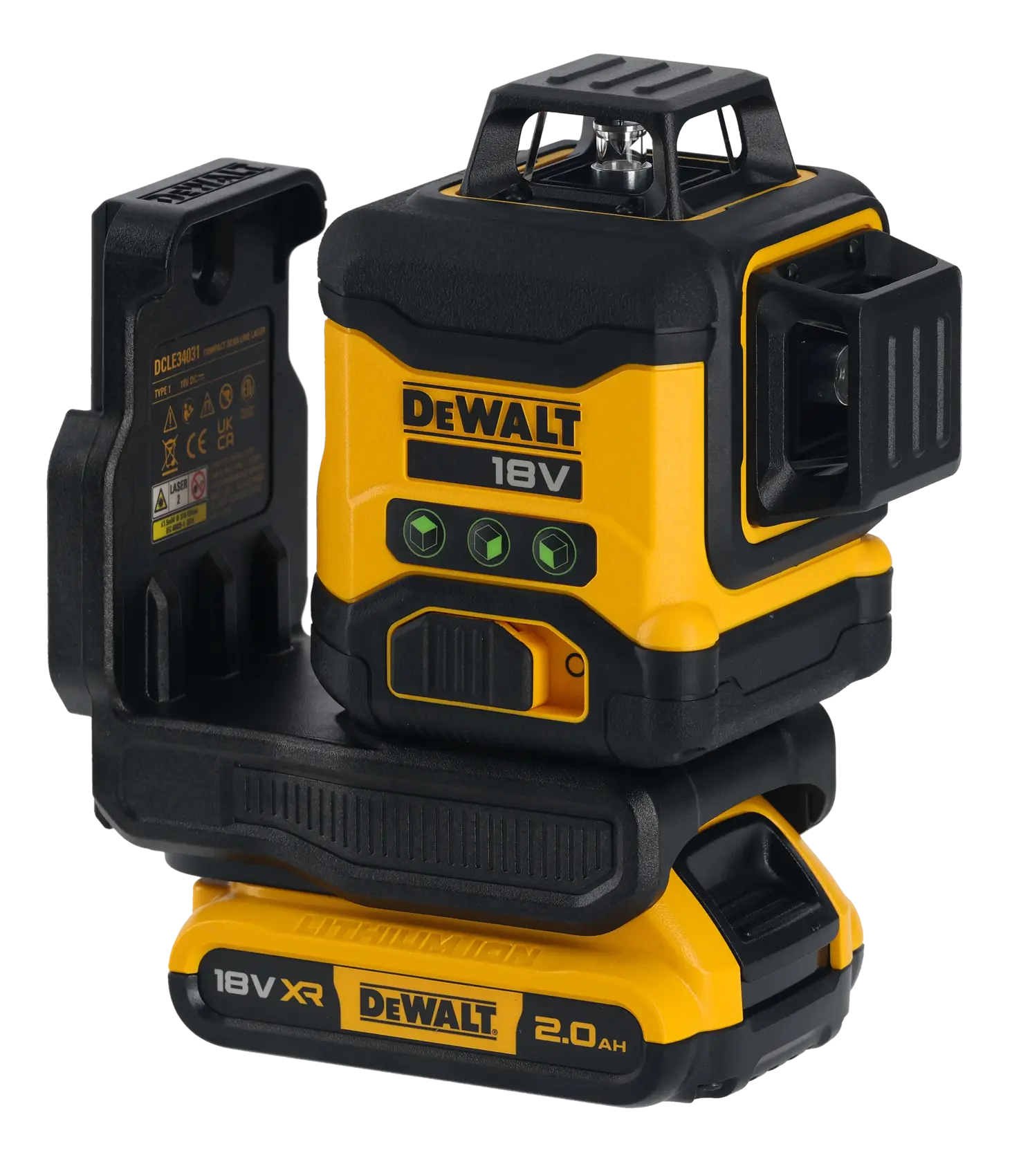 DEWALT Photography product with SKUs DCK2095D2T-QW, DCK2095D2T, DCR2095D2T. Compact yellow-black device.