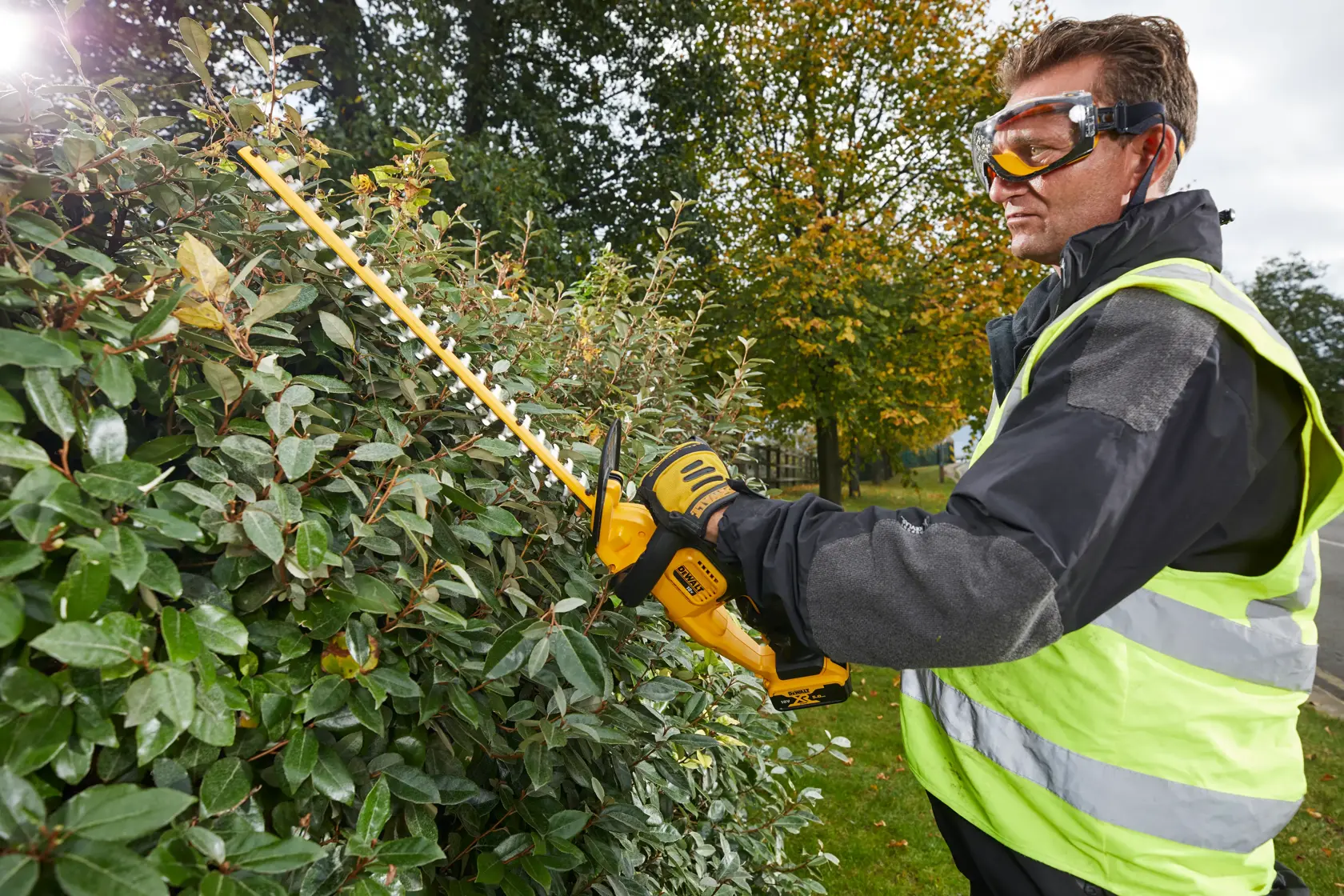 Nožnice na živé ploty 55 cm (19 mm odsadenie pílového listu) 18 V XR® DEWALT® - 1 x 5 Ah