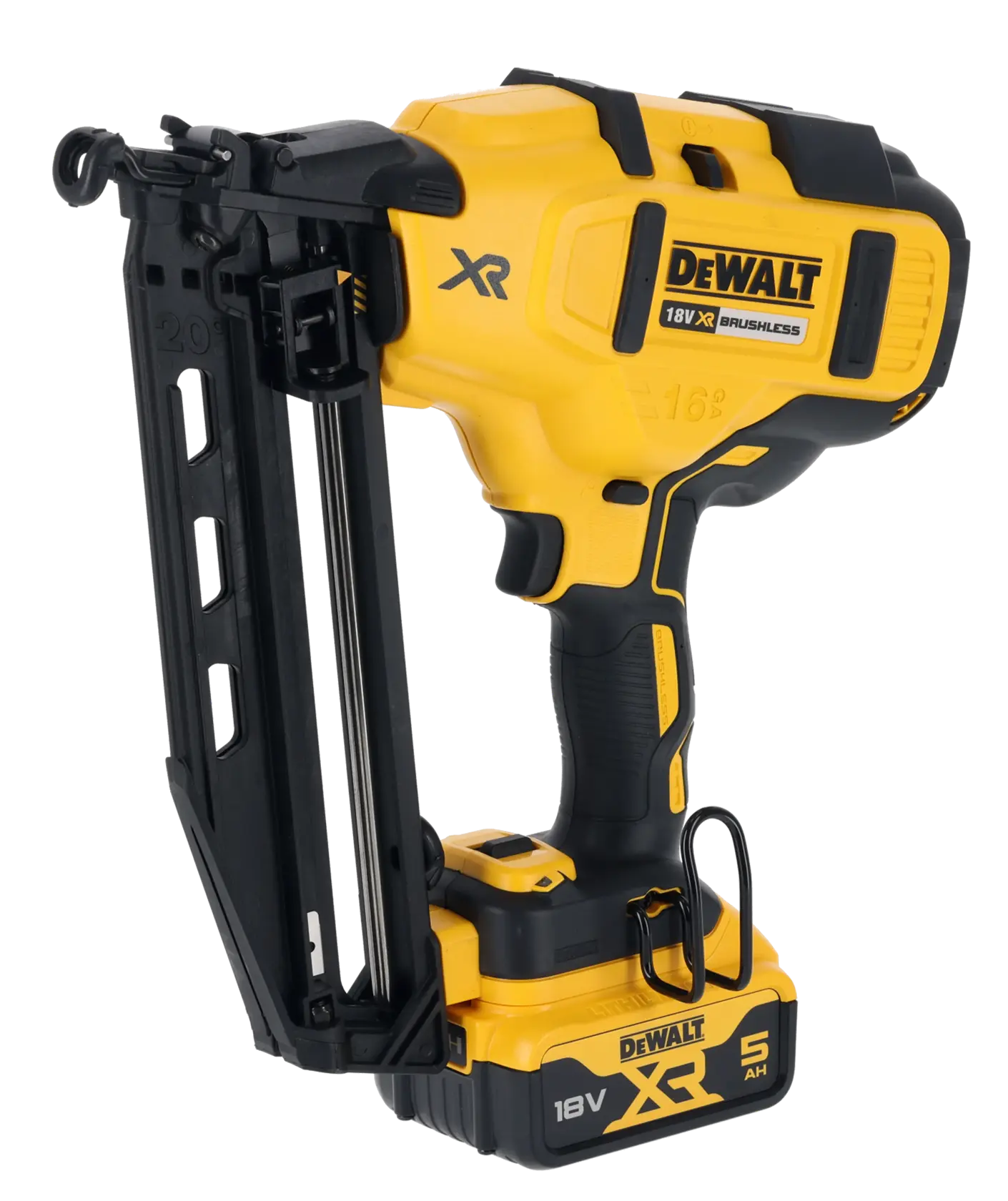 Bezuhlíková klincovačka rozmer 16, 18 V XR® DEWALT® - 2 x 5 Ah