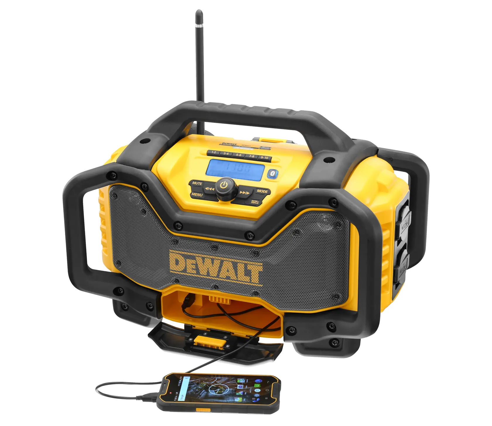 Nabíjačka pre akumulátorové kompaktné rádio Bluetooth® strednej veľkosti XR® DEWALT® (samotné náradie)