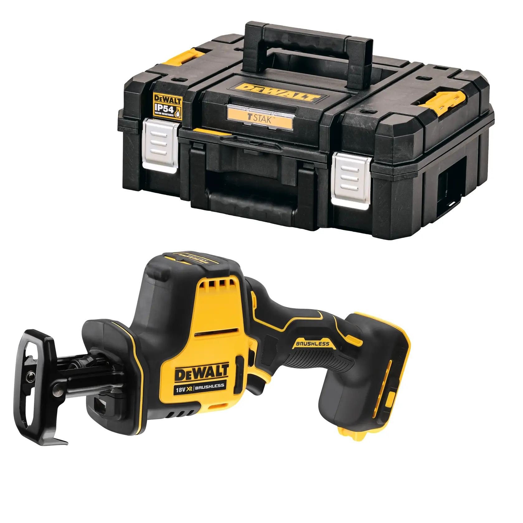 Bezuhlíková kompaktná mečová píla 18 V XR® DEWALT® (samotné náradie)