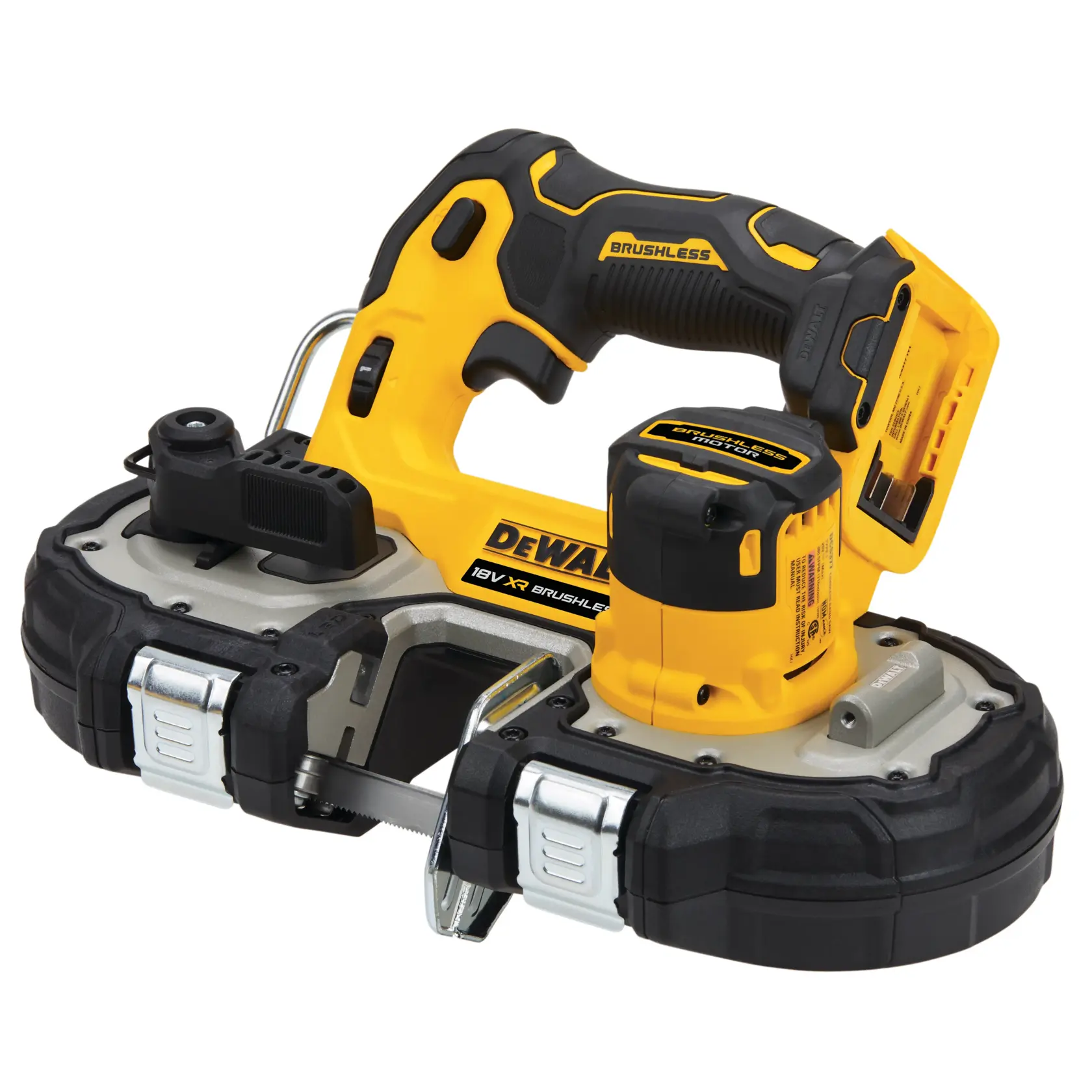 Bezuhlíková kompaktná pásová píla 18 V XR® DEWALT® (samotné náradie)