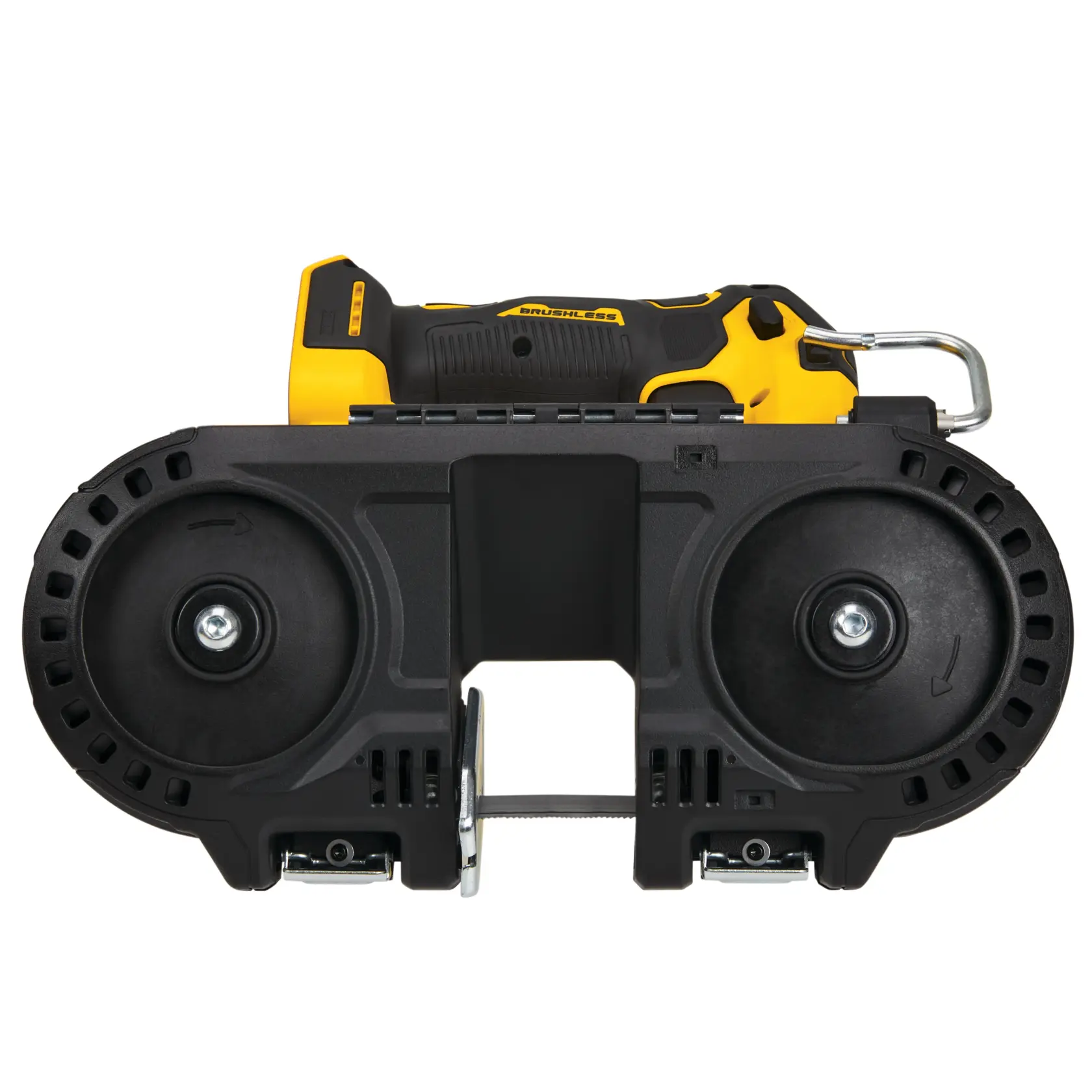 Bezuhlíková kompaktná pásová píla 18 V XR® DEWALT® (samotné náradie)