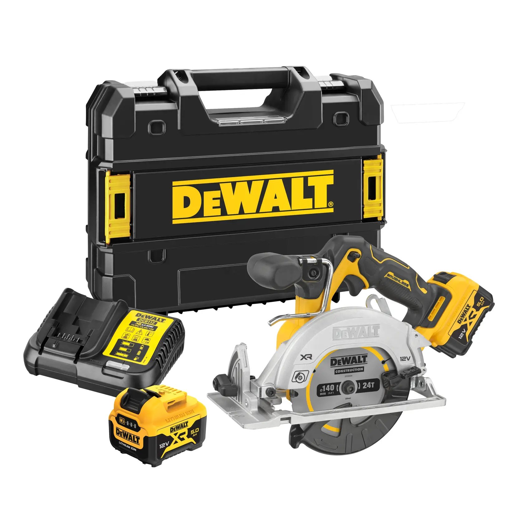 DEWALT logo centered on a white background.