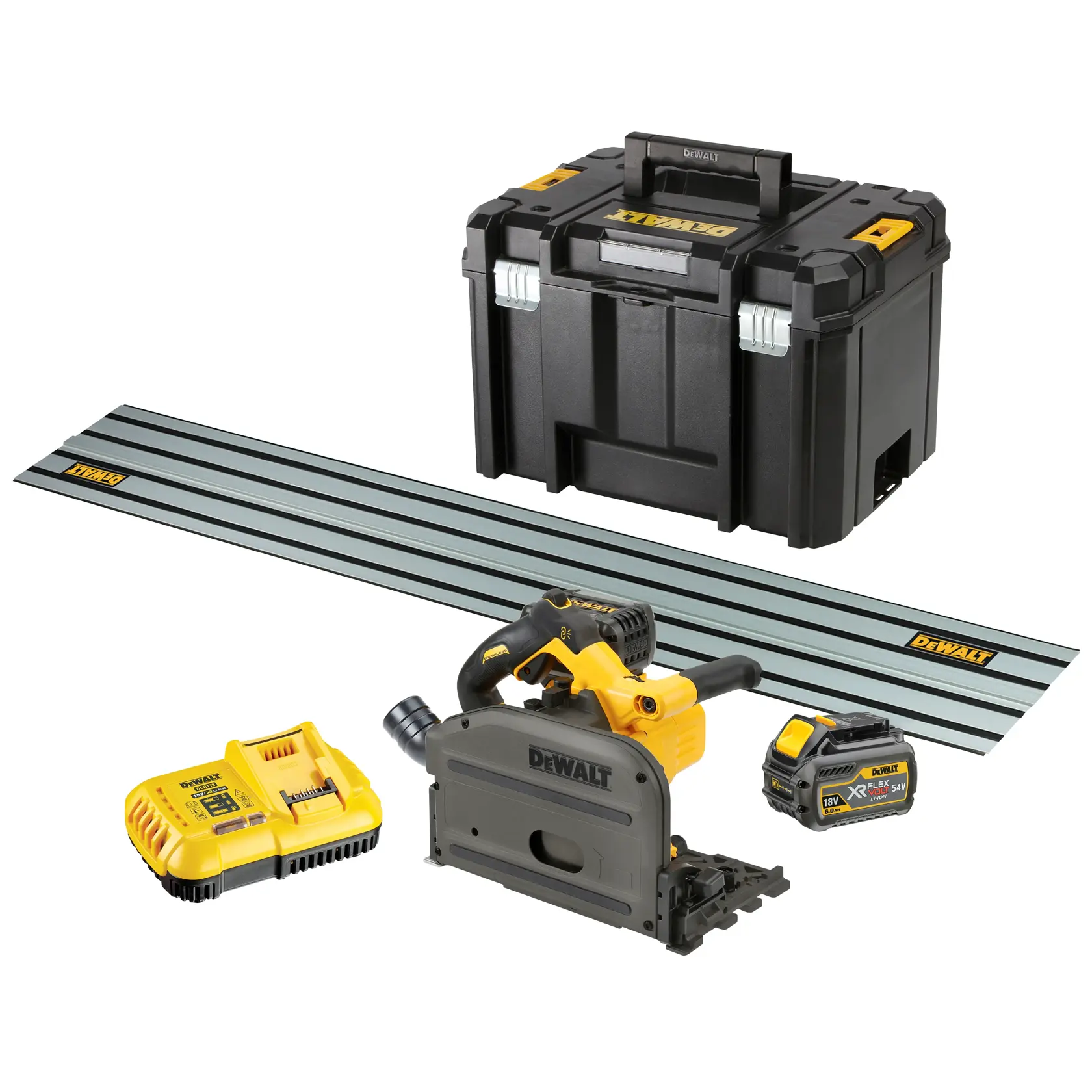 Ponorná píla 165 mm 54 V XR® FLEXVOLT® DEWALT® - 2 x 6 Ah