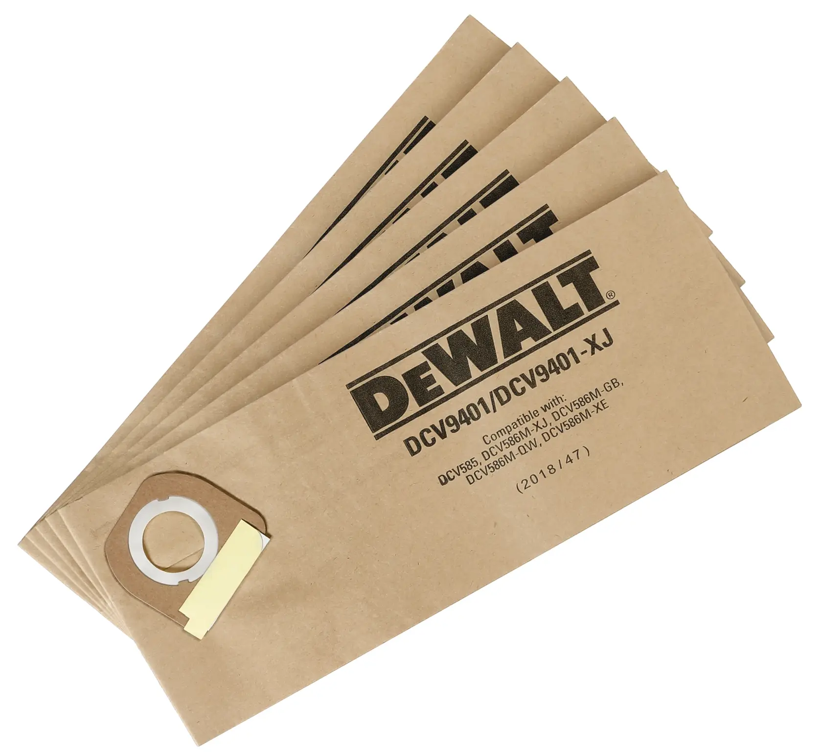Papierové vrecko na prach pre model DCV586M (balenie 5 ks)