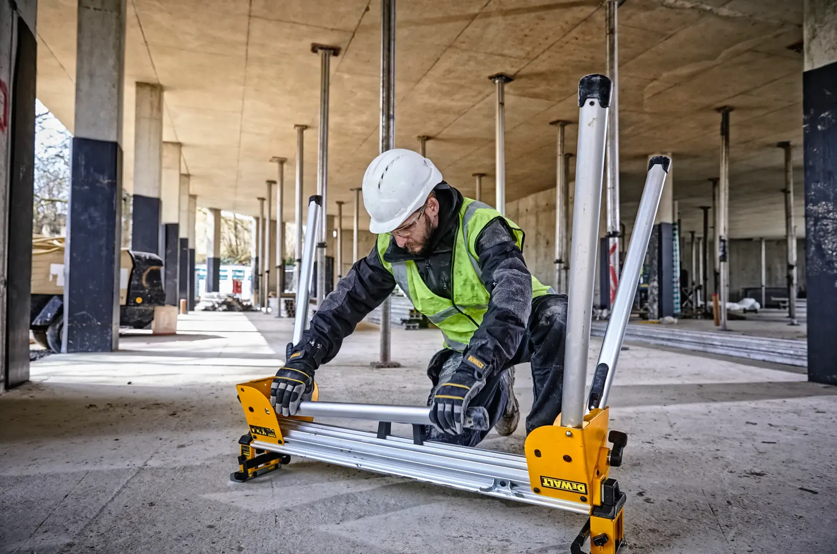 Pracovná stanica pre kompaktnú pokosovú pílu DEWALT®