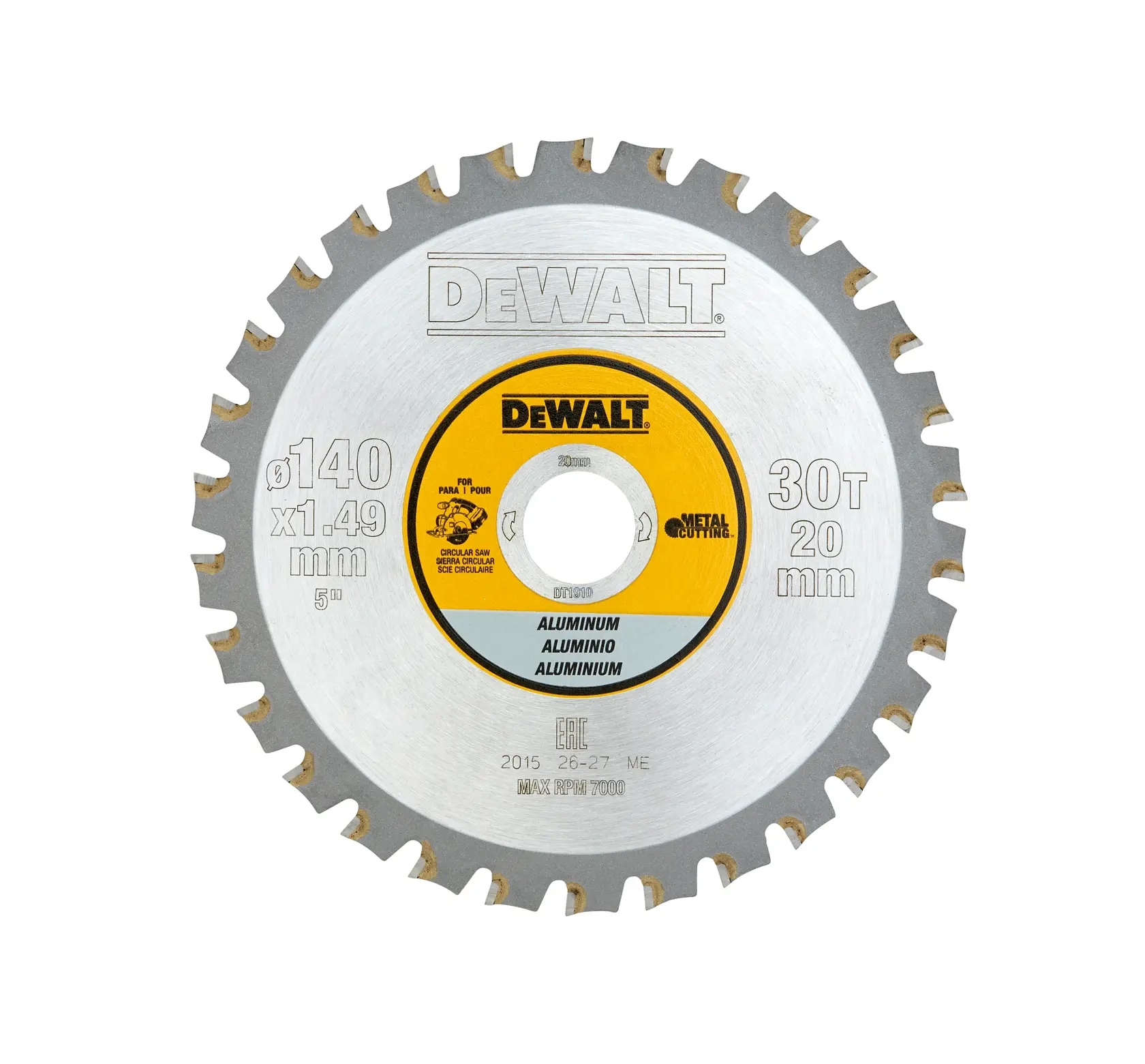 DEWALT logo centered on a white background.