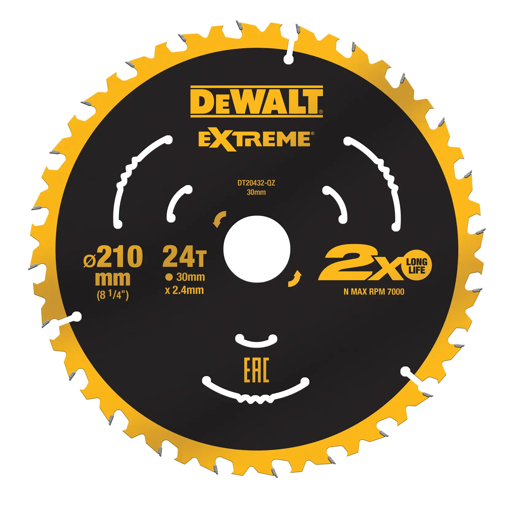 DEWALT logo centered on a white background.