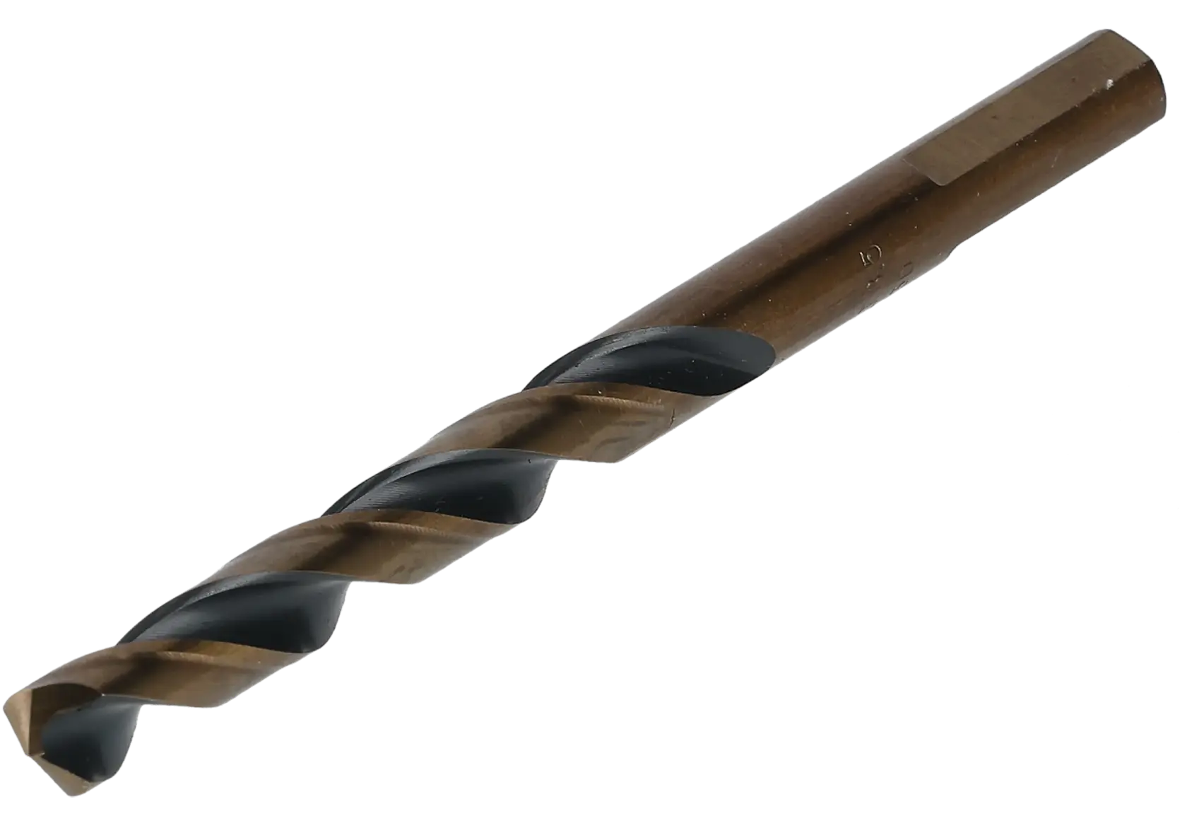 Forêt métallique DEWALT avec rainure spirale et finition titane, conçue pour un perçage de précision.
