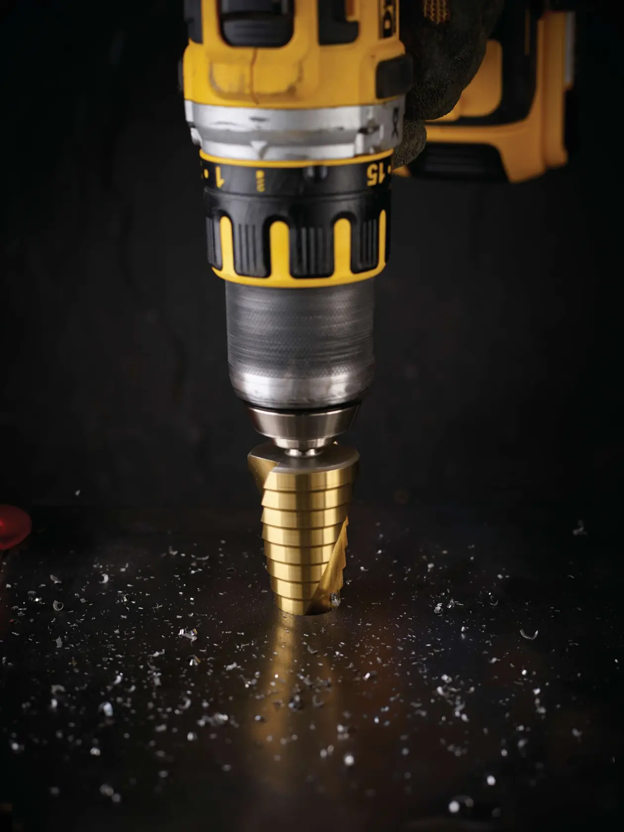 Titánový stupňovitý vrták so šesťhranným upínaním (kov) 0 mm - 34 mm EXTREME DEWALT®
