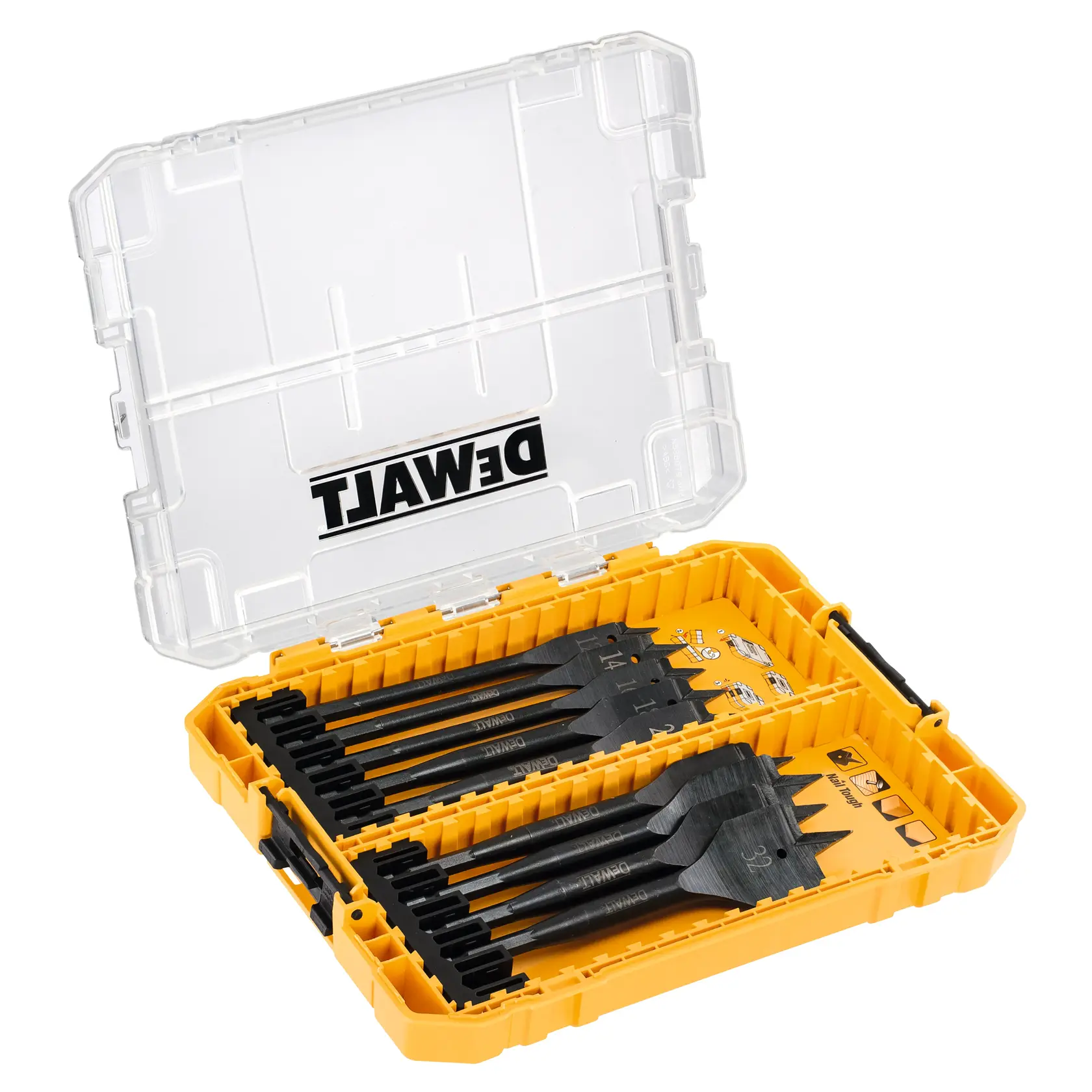 DEWALT logo centered on a white background.