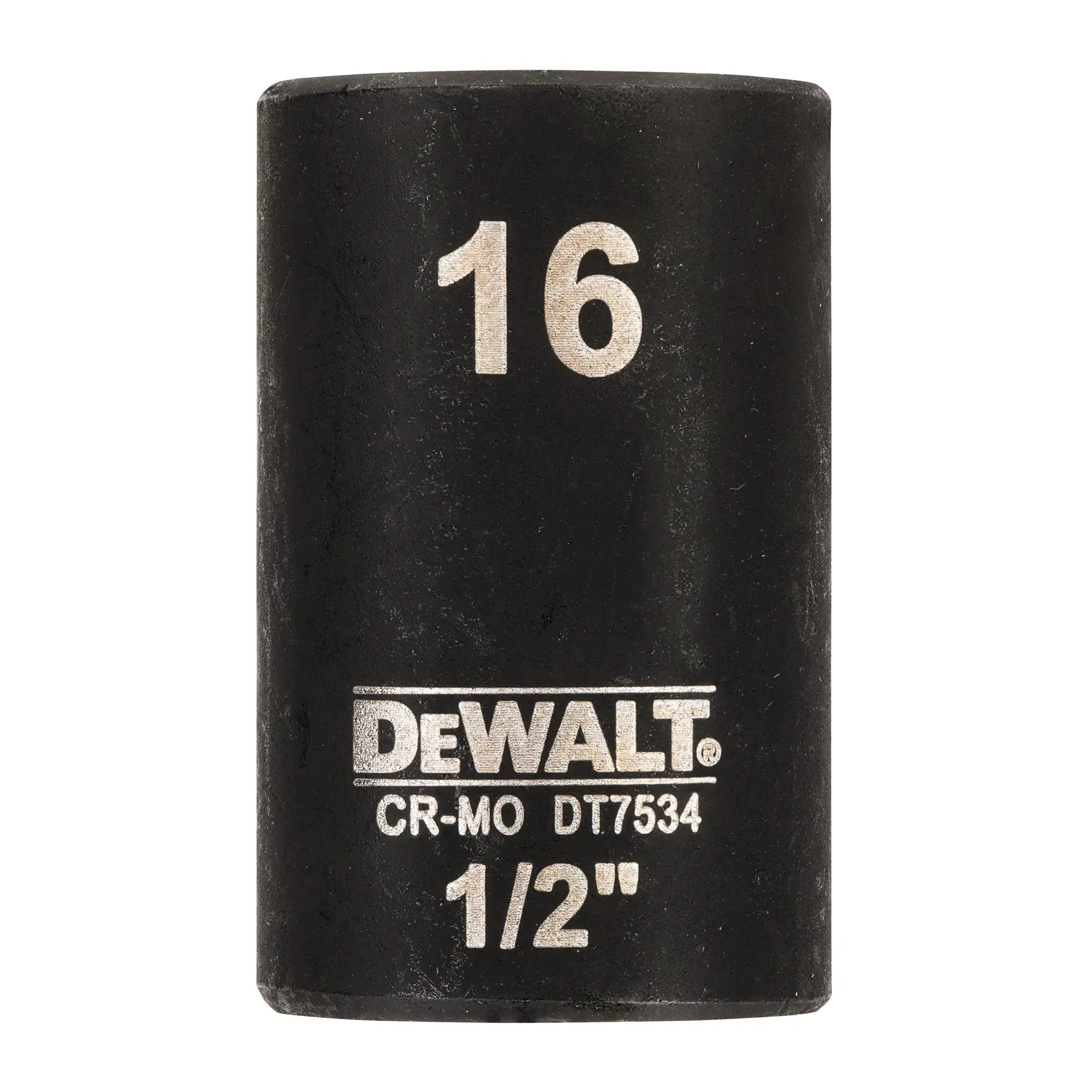 DEWALT DT7534 16mm 1/2 Zoll schwarze Schlagstecknuss für Elektrowerkzeuge.