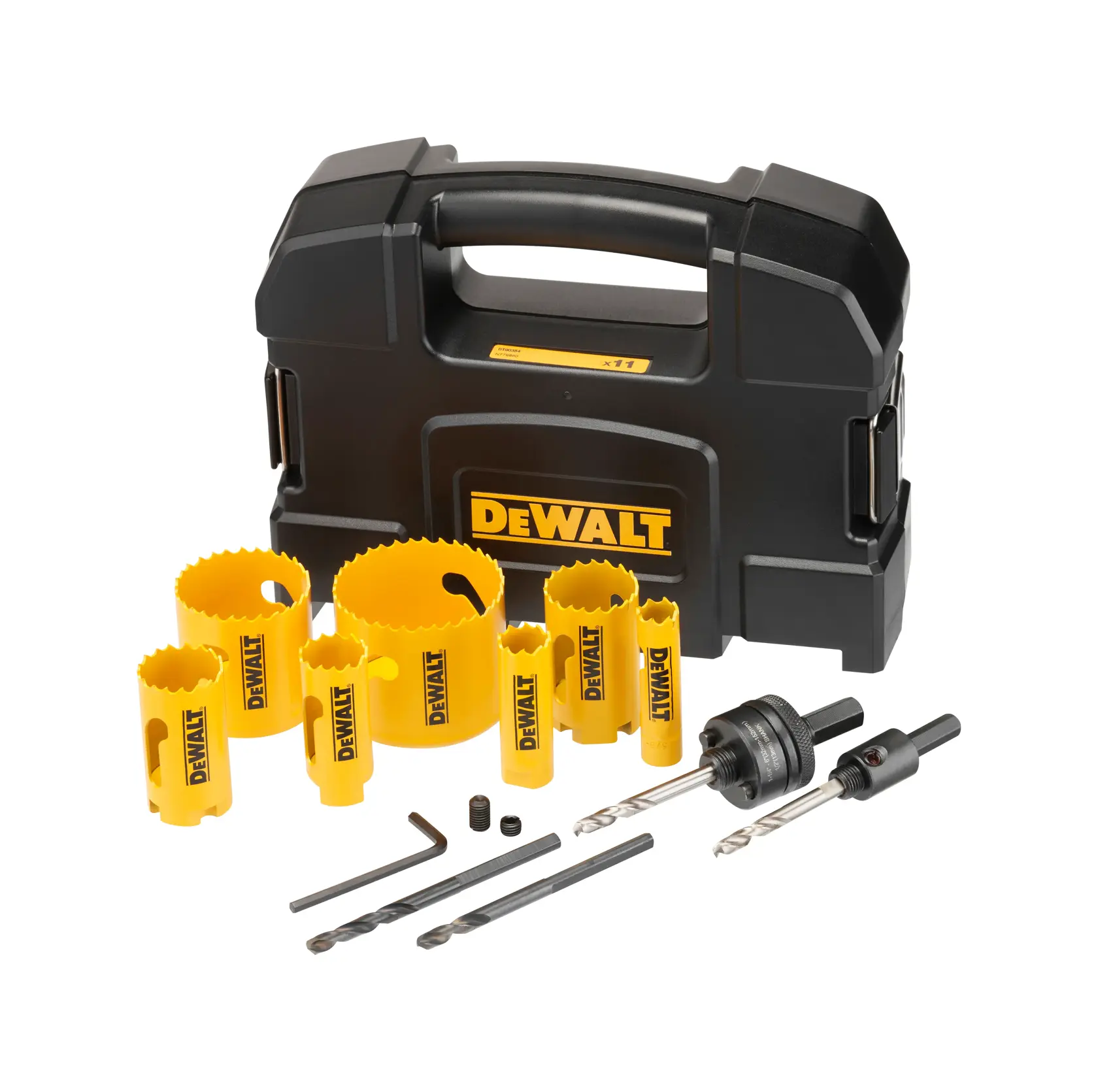 Súprava bimetalových korunových vrtákov pre elektrikárov EXTREME® DEWALT® (11 ks)
