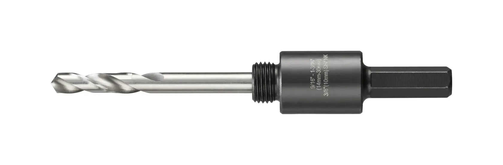 DEWALT Bohradapter DT90366, auf weißem Hintergrund zur Produktpräsentation dargestellt.