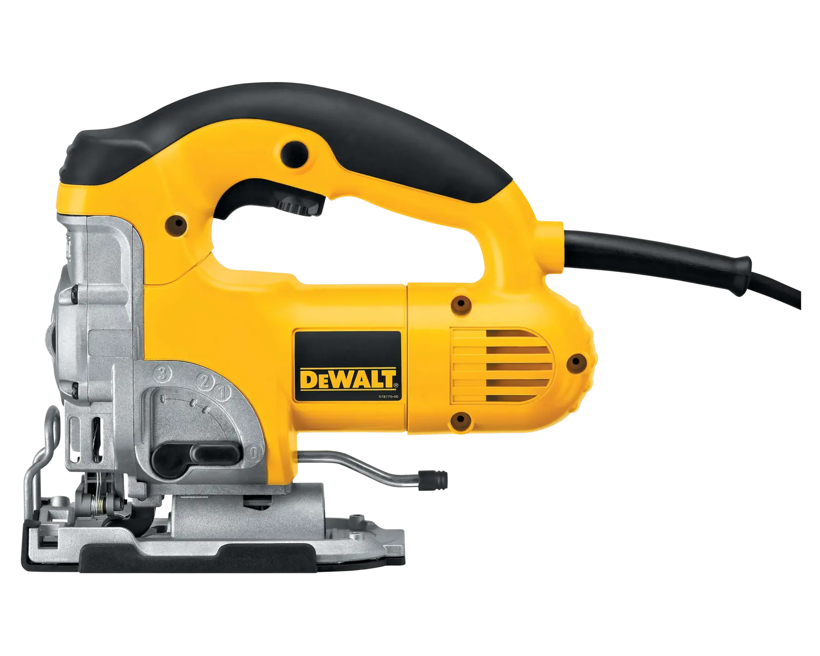 Priamočiara píla s hornou rukoväťou pre náročné podmienky 701 W DEWALT®