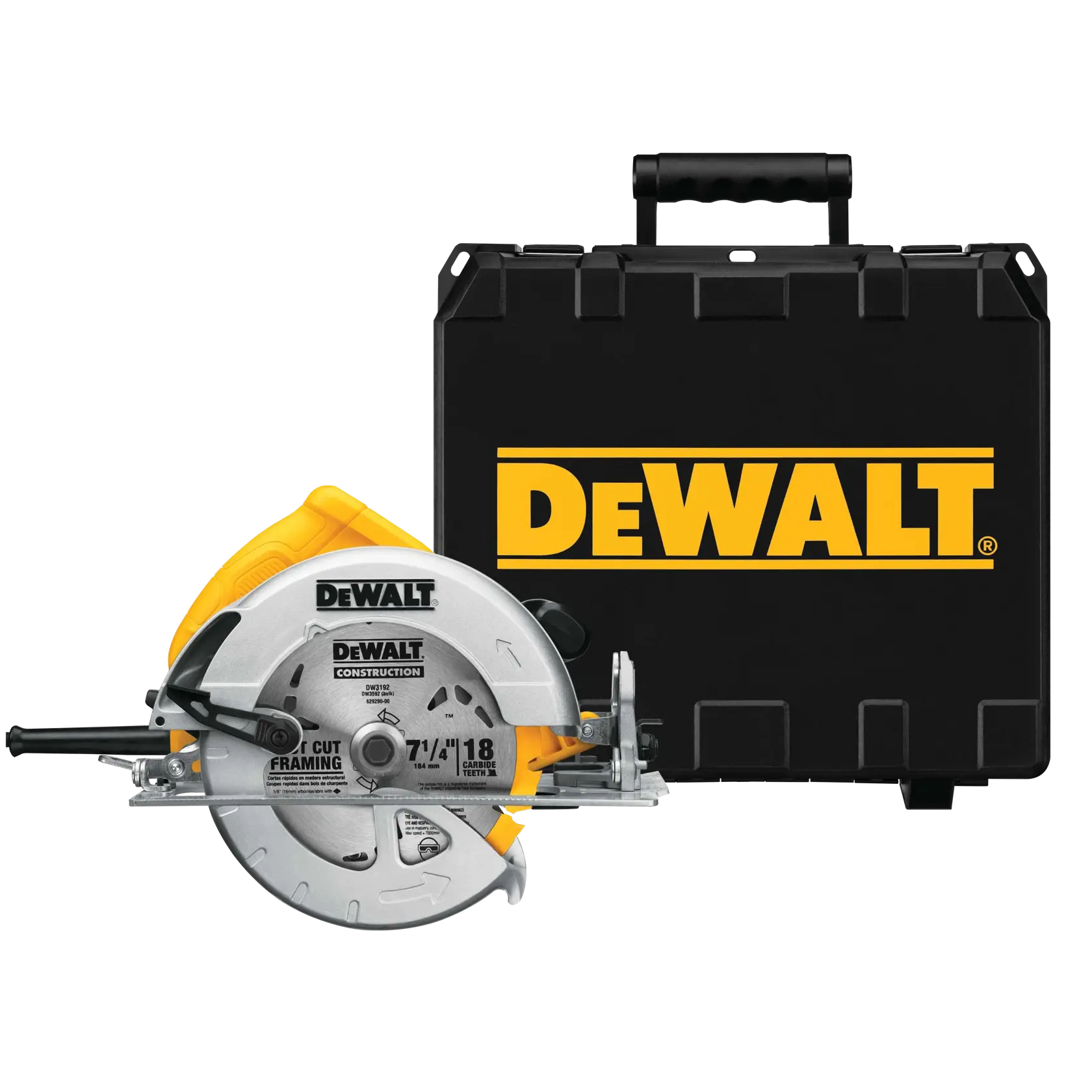 Kotúčová píla 1600 W 190 mm DEWALT®