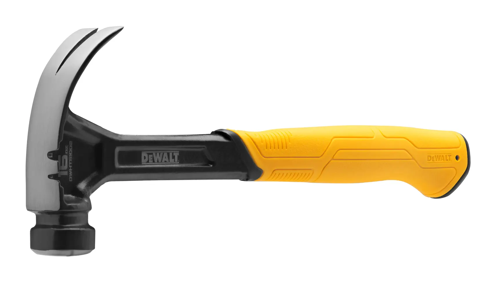 Oceľové zakrivené kladivo 16 oz. DEWALT®